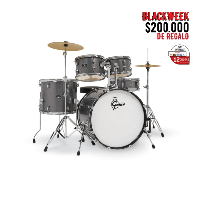 GRETSCH RENEGADE 10,12,16,22 + 14 X 5,5 GREY SPARKLE