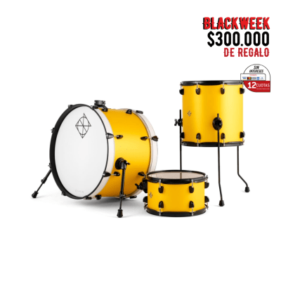 BATERIA FUSE MAPLE 3PCS RETRO YELLOW PODFM320RY DIXON