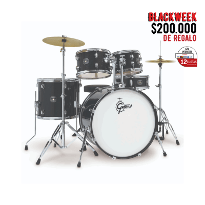 GRETSCH RENEGADE 10,12,16,22 + 14 X 5,5 BLACK MIST