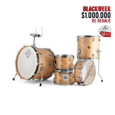 BATERIA CORNERSTONE MAPLE 10,12,16,22,14X6,5 SATIN NATURAL PODCSTM522-01-SN-PM DIXON