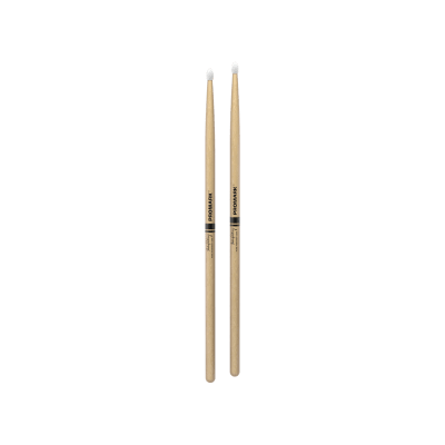 BAQUETAS MIKE PORTNOY 420 LACQUERED HICKORY PUNTA NYLON TX420N PROMARK