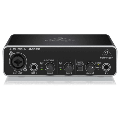 INTERFAZ DE AUDIO USB U-PHORIA UMC22 BEHRINGER