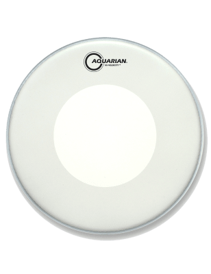 PARCHE DE TAMBOR 14 TEXTURE COATED BLANCO HI-VELOCITY VEL14 AQUARIAN