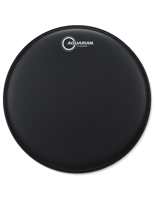 PARCHE DE TAMBOR 14 TEXTURE COATED NEGRO HI-VELOCITY VEL14BK AQUARIAN