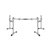 JAULA RACK CURVO CHROME SERIES II 3 LADOS GDR300C-CHR GIBRALTAR 2