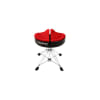 RED SPINAL-G DRUM THRONE WITH 4 LEG BASE 2