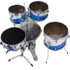 DIXON JET SET PLUS BATERIA BLUE/WHITE CON ATRILES Y BOLSO 2