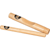 WOOD CLAVES AFRICAN SOLID HARDWOOD CL2HW MEINL PERCUSSION 3