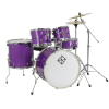 BATERIA 5 PIEZAS CON HARDWARE PURPLE SPARKLE 12,13,16,22,14x5,5 PODSP522C2PPS-MM SPARK DIXON 2