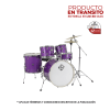 BATERIA 5 PIEZAS CON HARDWARE PURPLE SPARKLE 12,13,16,22,14x5,5 PODSP522C2PPS-MM SPARK DIXON 0