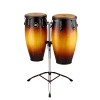 CONGA SET 11 & 12 HEADLINER SERIES VINTAGE SUNBURST DOUBLE STAND HAND SELECTED HC812VSB MEINL PERCUSSION 2