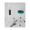 PACK SILLIN BLACK TEAL + PEDAL P2 + PORTABAQUETAS 2