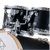 SHELLPACK 5 PIEZAS SATIN BLACK LACQUER 10,12,16,22,14x6,5 PODSPB522SB SPARK DIXON 2