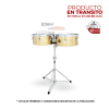 TIMBAL TITO PUENTE BRASS 14 Y 15 PULGADAS 0