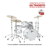 GRETSCH RENOWN MAPLE 20,10,12,14,5.5X14 + HOLDER PIANO WHITE 0
