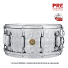 TAMBOR 14X6,5 USA CUSTOM HAMMERED CHROME OVER BRASS GRETSCH 0