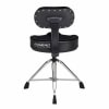 BLACK SPINAL-G DRUM THRONE WITH BACK REST & 4 LEG BASE 2