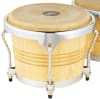 WOOD BONGO NATURAL CHROME PLATED HARDWARE WB200NT-CH MEINL PERCUSSION 6