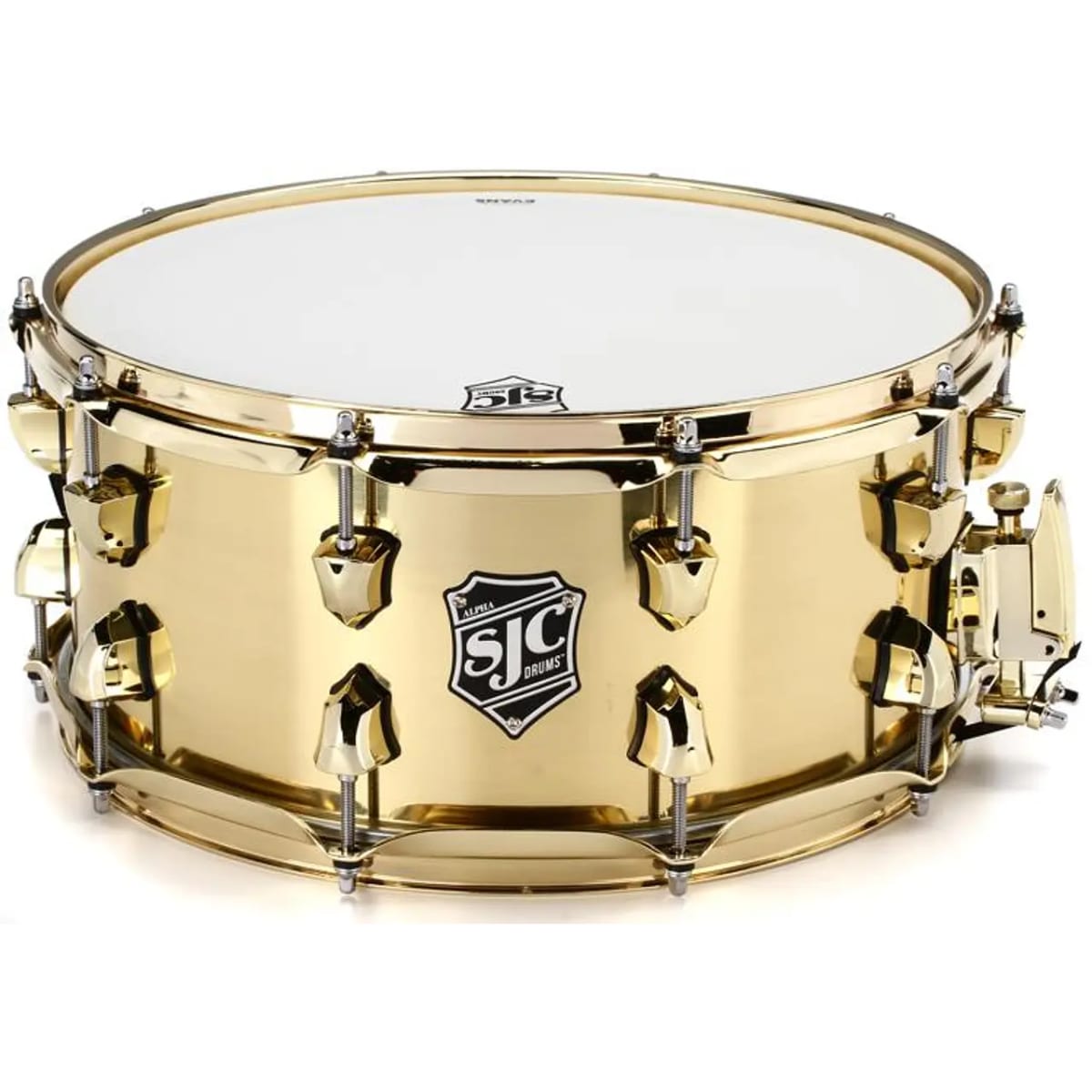 TAMBOR ALPHA BRASS 14 X 6,5 BRASS, 42 HILOS PDS-ALB6514BR-SJC SJC 1