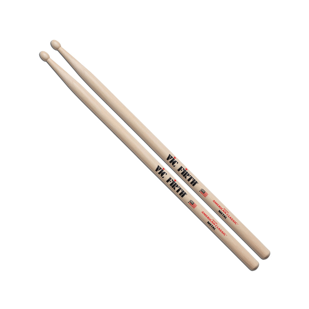 VIC FIRTH BAQUETA METAL CM PUNTA DE MADERA AMERICAN CLASSIC 1