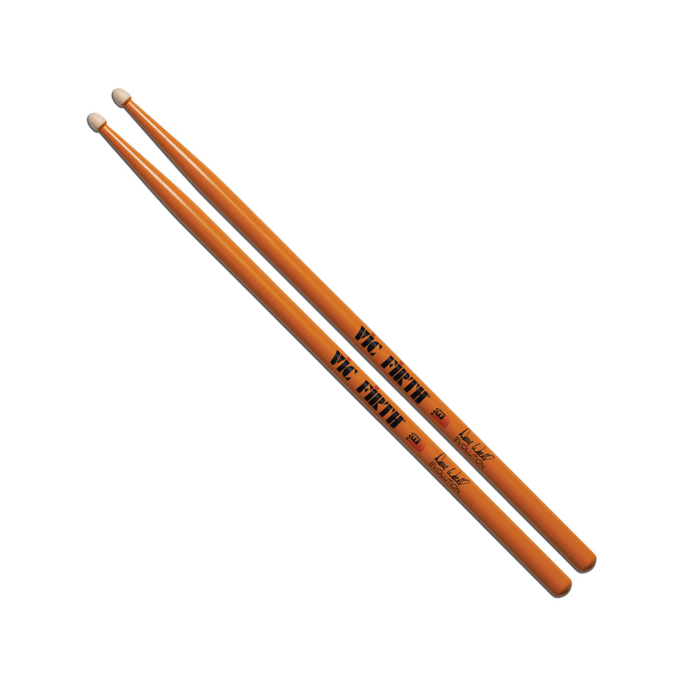 VIC FIRTH BAQUETA DAVE WECKL EVOLUTION SDW2 PUNTA DE MADERA 1