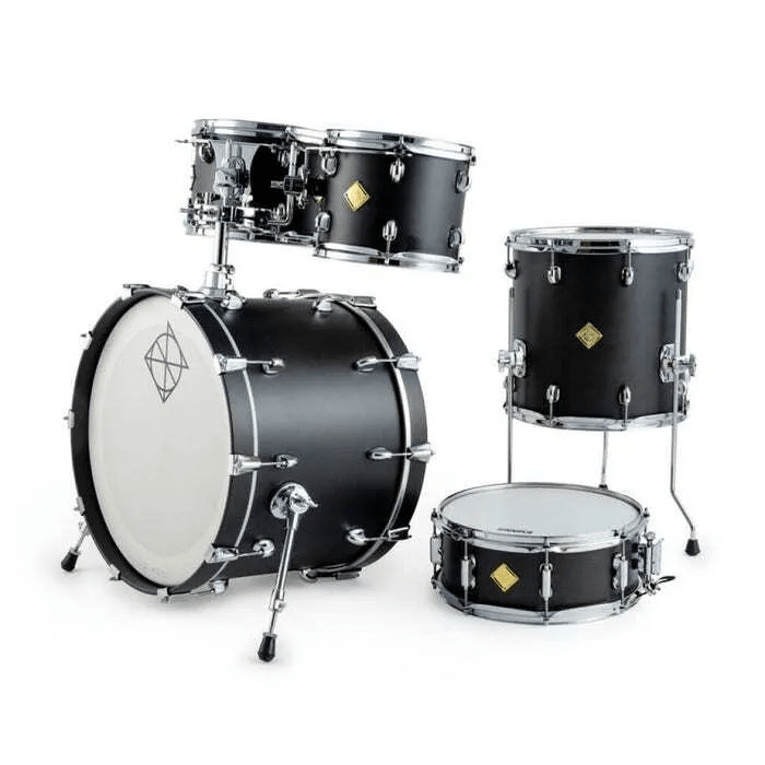 BATERIA CORNERSTONE HYBRID MAPLE 10,12,14,20,14x5,5 SATIN BLACK PODCSTC520-01-SB DIXON 1