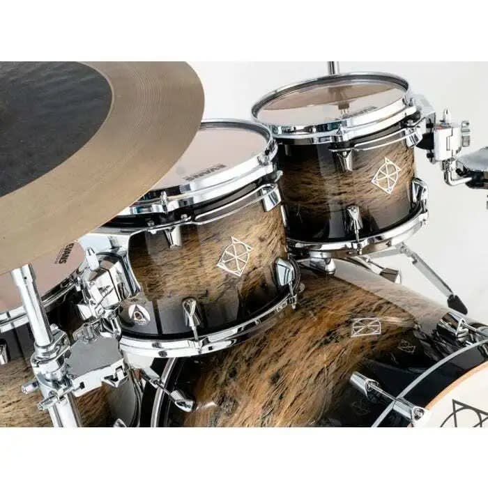 SHELLPACK 4 PCS ARTISAN HYBRID MAPLE 10,12,16,22 BLACK BURST PODAX422-07-BKMBB-CR DIXON4