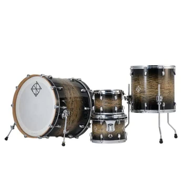 SHELLPACK 4 PCS ARTISAN HYBRID MAPLE 10,12,16,22 BLACK BURST PODAX422-07-BKMBB-CR DIXON 1