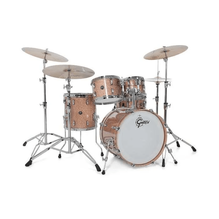 GRETSCH RENOWN MAPLE 20,10,12,14,5.5X14 + HOLDER CHAMPAGNE SPARKLE 1