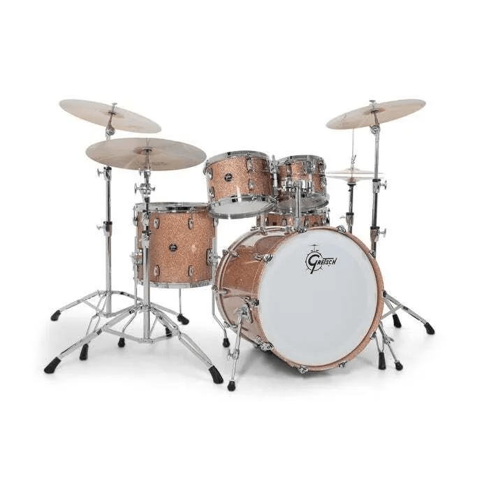 GRETSCH RENOWN MAPLE 22,10,12,16,5.5x14 + HOLDER CHAMPAGNE SPARKLE 1