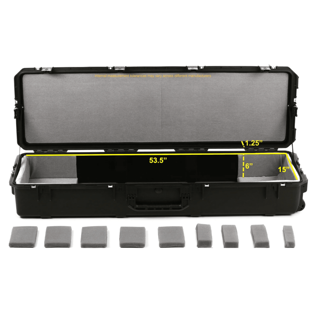 CASE ESTRECHO TECLADO 88 TECLAS CON INTERIOR THINK TANK ISERIES 3i-5616-TKBD SKB4