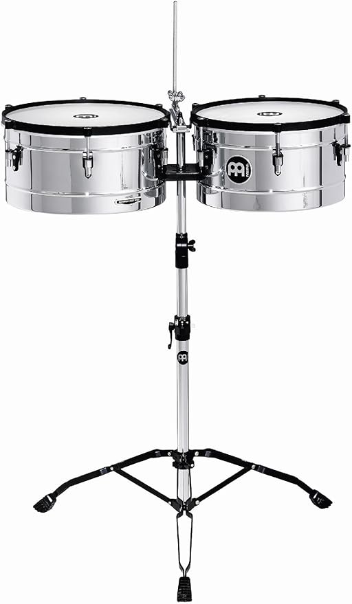 TIMBALES 14 & 15 MARATHON SERIES CHROME MT1415CH MEINL PERCUSSION 1