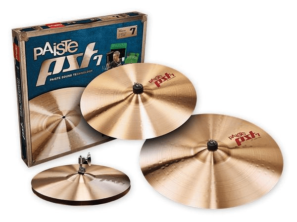 HI-HAT 14+CRASH 16+RIDE 20 PST7 LIGHT SESSION SET PAISTE 1