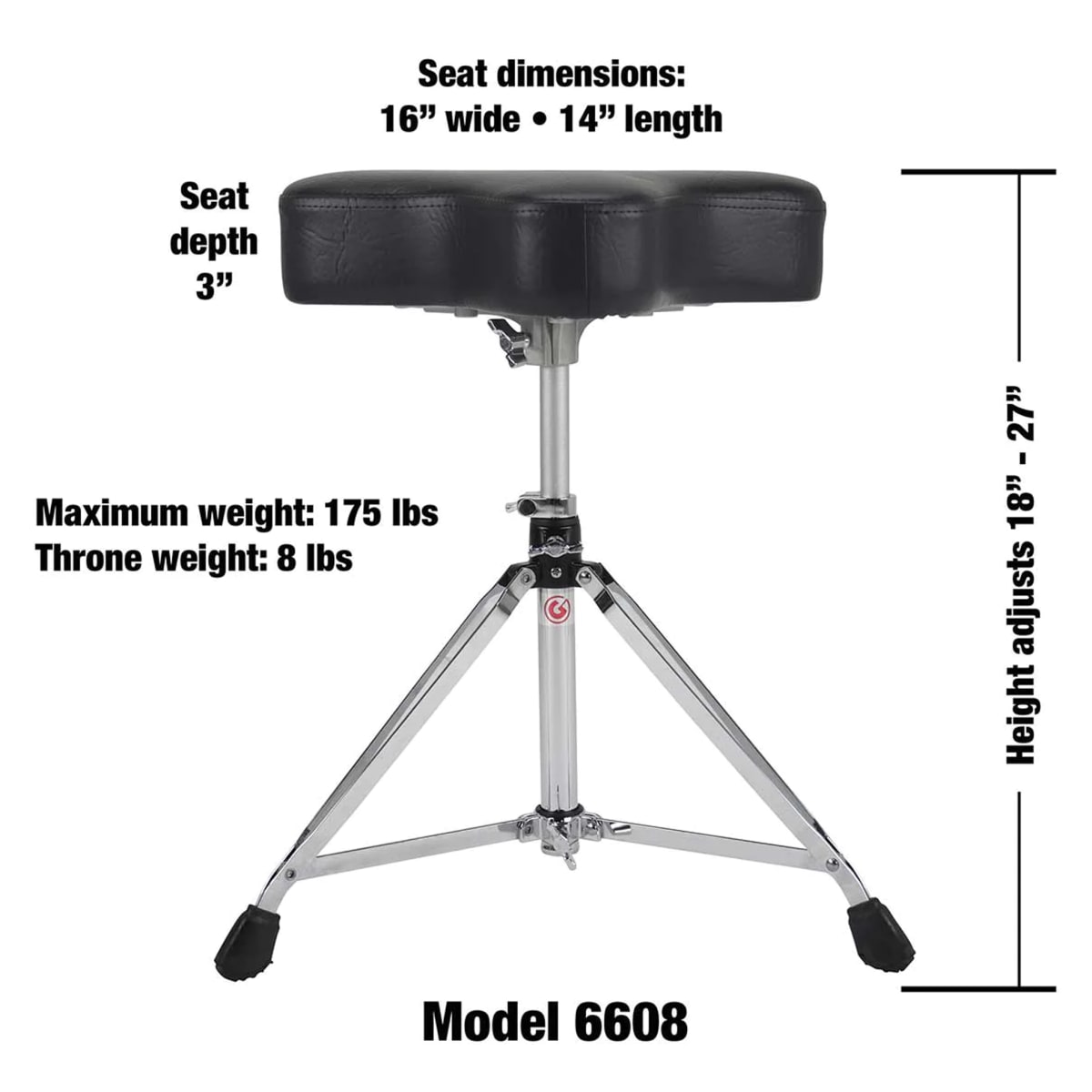 GIBRALTAR SILLIN MOTO STYLE 66085