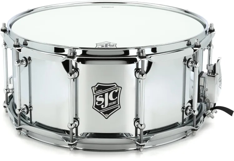 TAMBOR ALPHA STEEL 14 X 6,5 CHROME OVER STEEL PDS-6514AL2SC-SJC SJC 1
