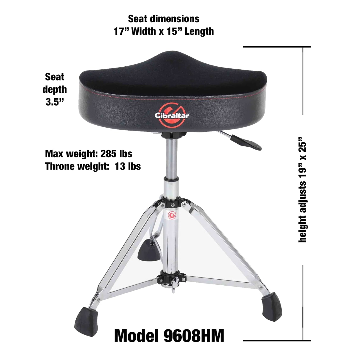 SILLIN AJUSTABLE BASE HIDRAULICA MOTORCYCLE CLOTH 9608HM GIBRALTAR5