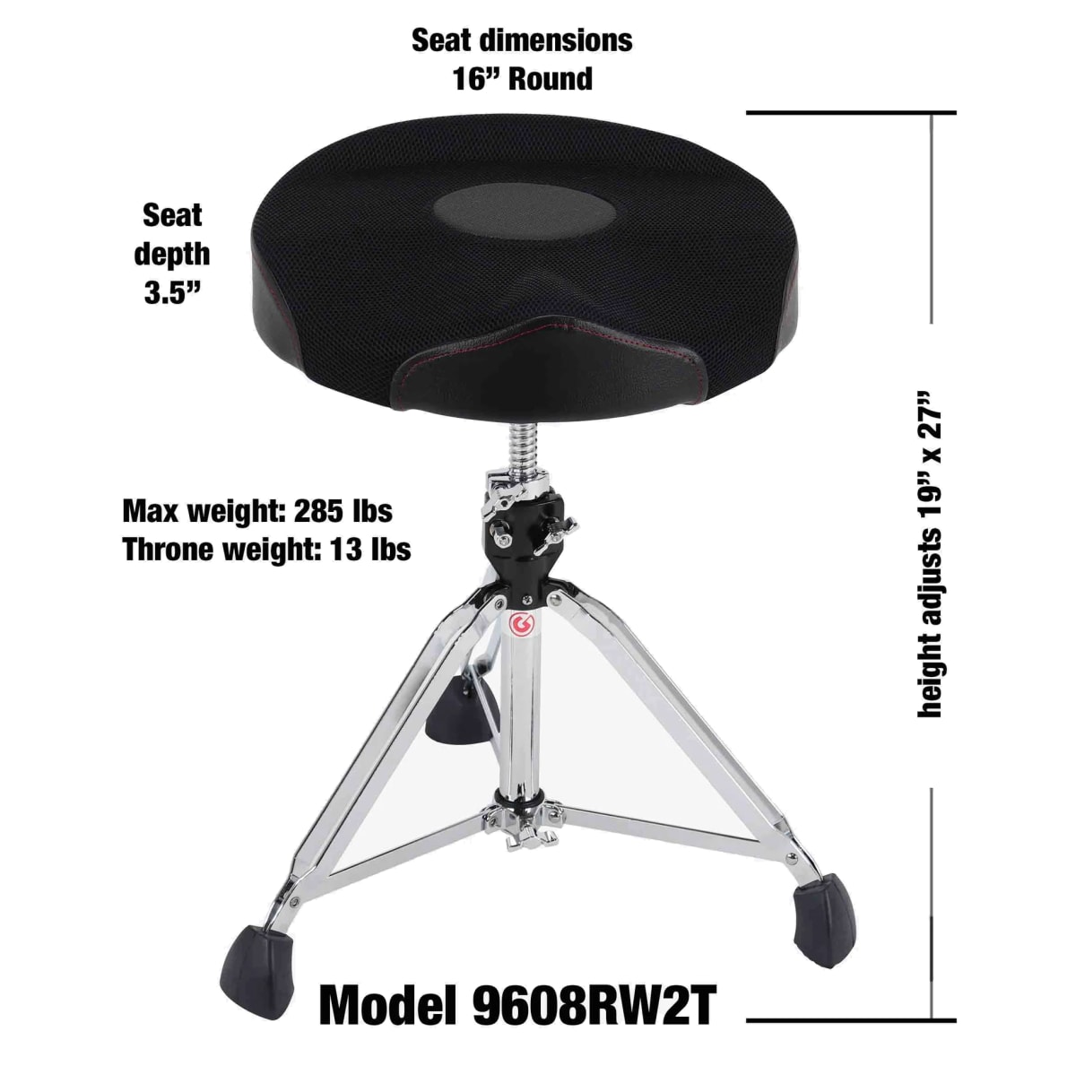 GIBRALTAR SILLIN AIRTECH ROUND 17 9608RW2T8