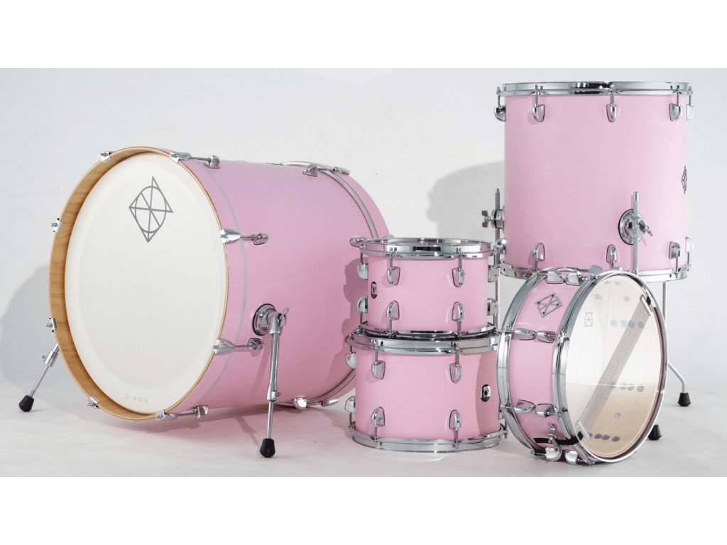 SET FUSE MAPLE GLOSS PARTY PINK 10,12,16,22 14X6,5 + TIMBAL 14 DE REGALO 1