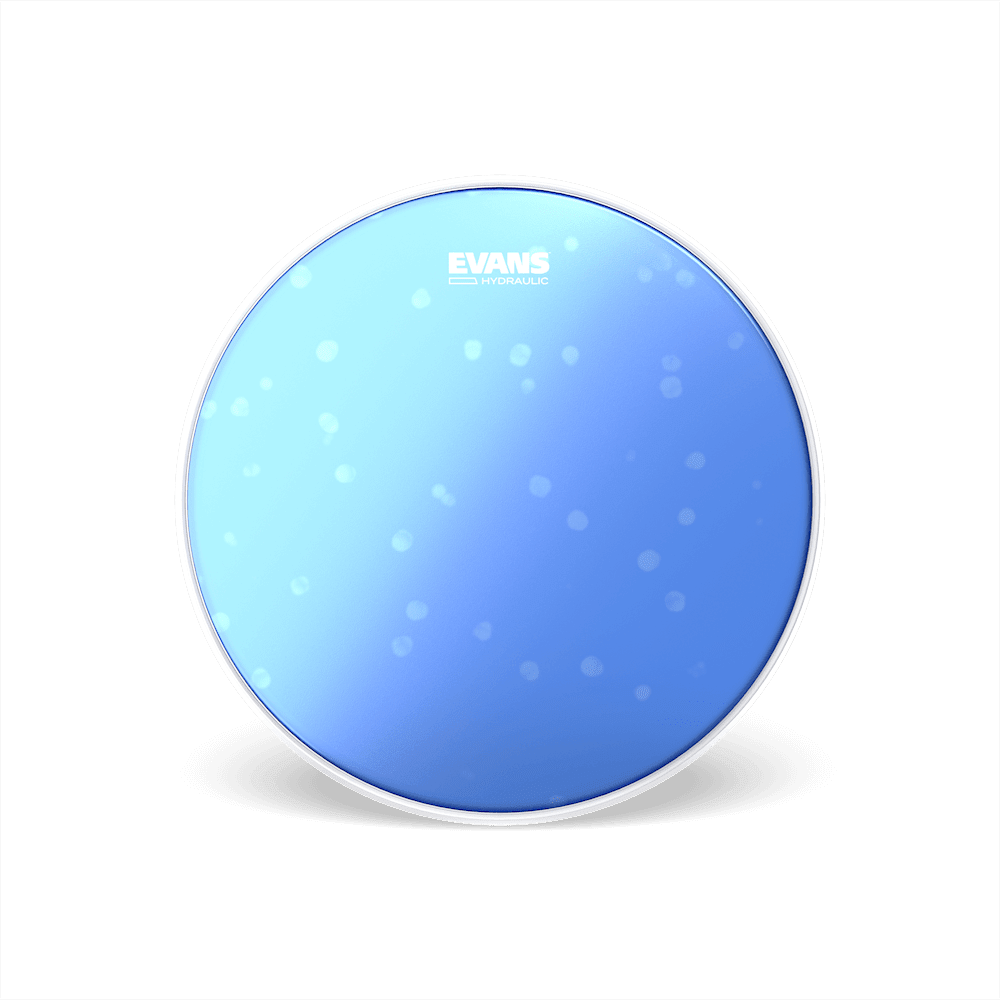 PARCHE TAMBOR EVANS HYDRAULIC AZUL POROSO 14 1