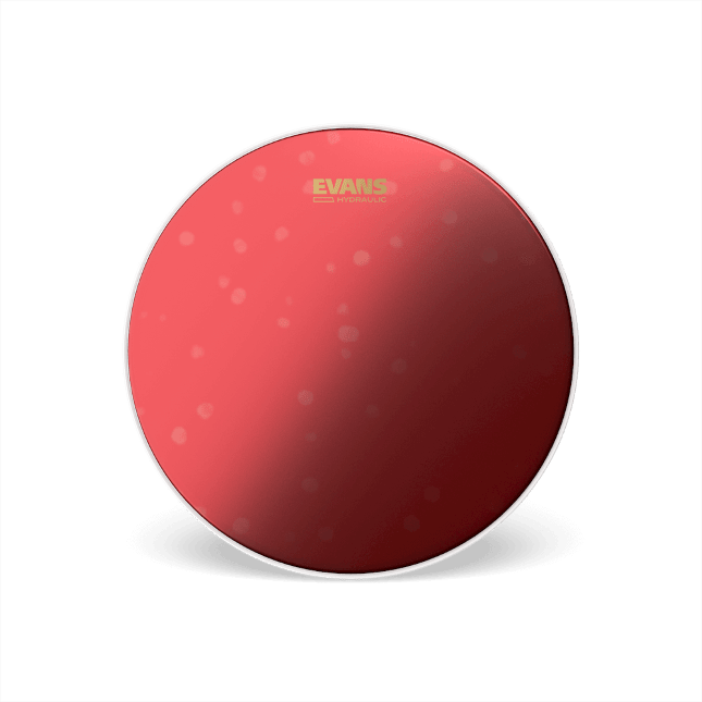 PARCHE TAMBOR EVANS HYDRAULIC ROJO POROSO 14 1