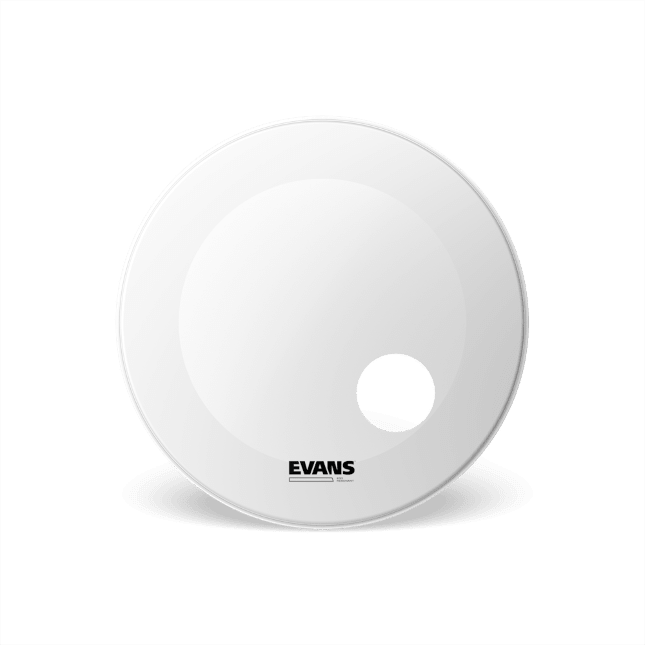 PARCHE BOMBO EVANS EQ3 RESONANTE BLANCO LISO 26 1