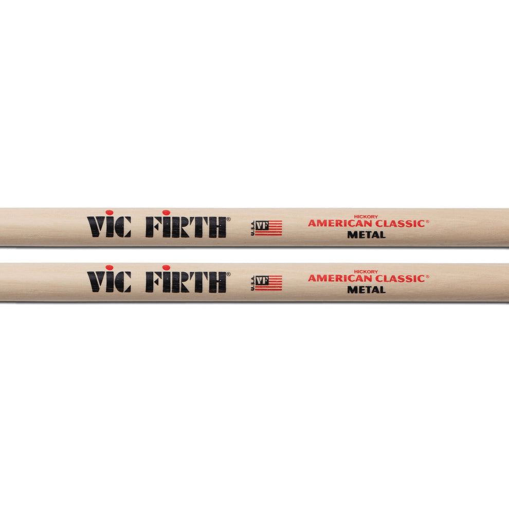 VIC FIRTH BAQUETA METAL CM PUNTA DE MADERA AMERICAN CLASSIC2