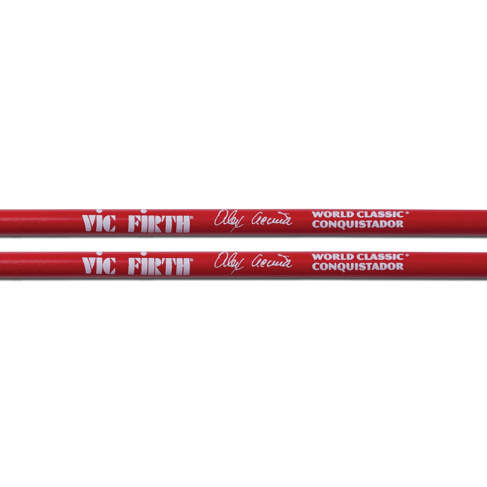 VIC FIRTH BAQUETA TIMBAL ROJO ALEX ACUÑA SAA CONQUISTADOR2