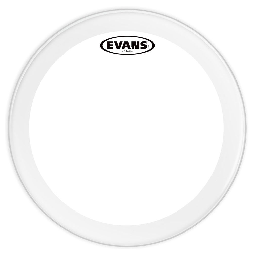 EQ2 CLEAR BASS DRUM HEAD - 24