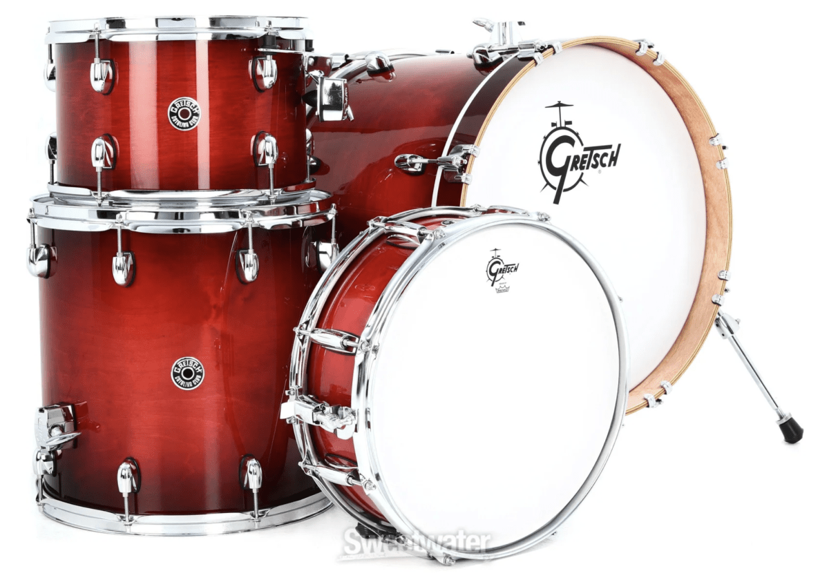 CATALINA JAZZ 12,14,18 + 14X5 GLOSS CRIMSON BURST GRETSCH2