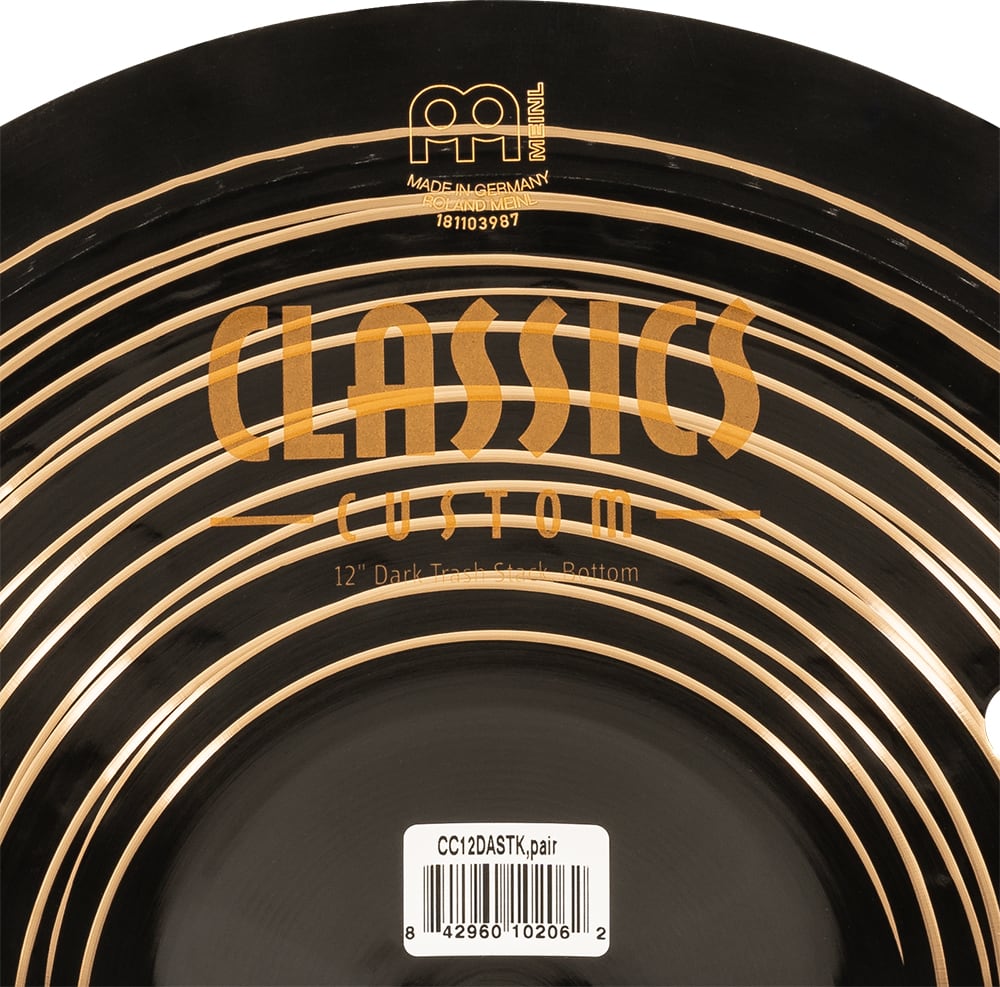 STACK 12 CLASSICS CUSTOM DARK TRASH CC-12DASTK MEINL10