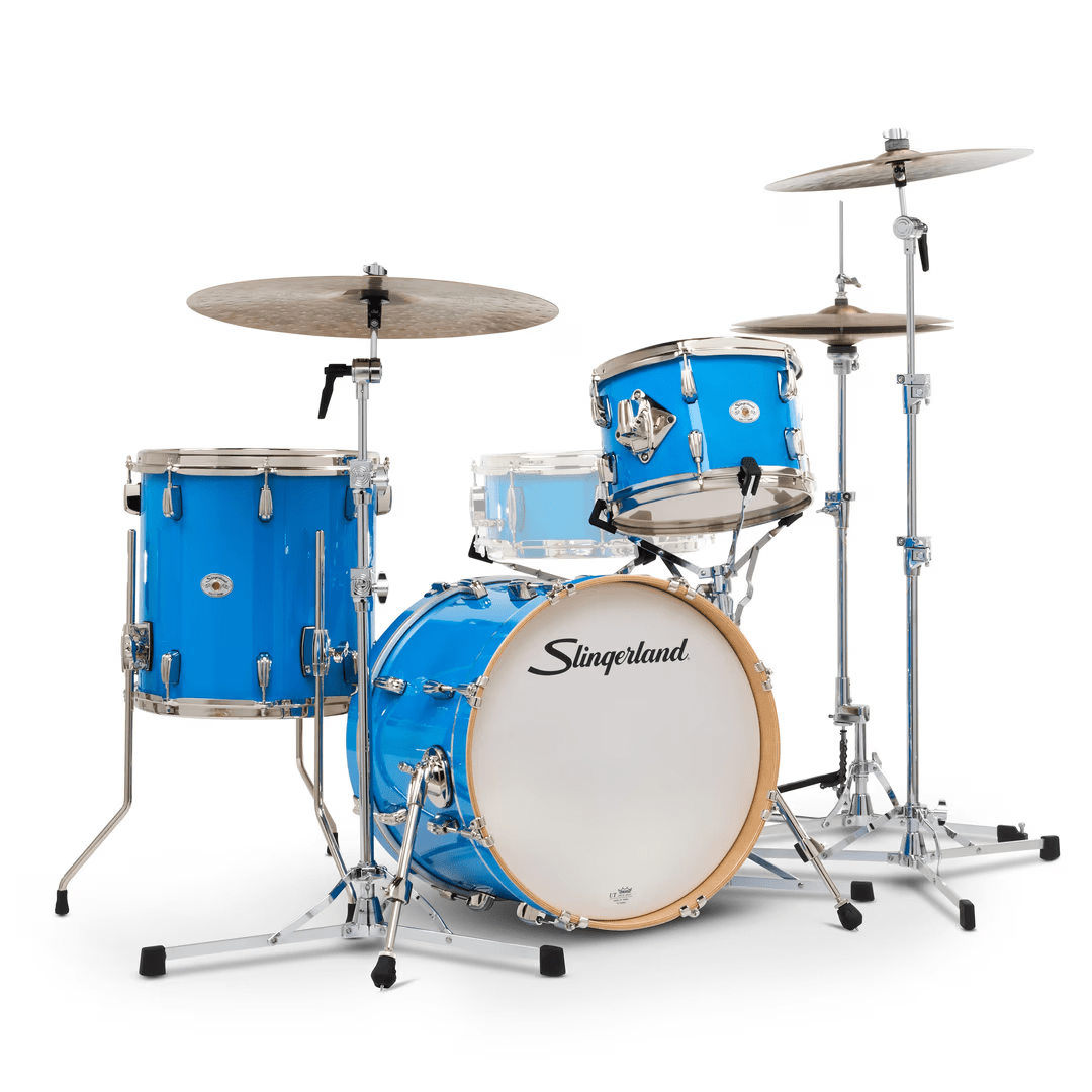 SHELLPACK 3 PCS STUDIO KING 12 14 18 LUNAR BLUE LACQUERED SDKTSKK18N03ARLBL SLINGERLAND2