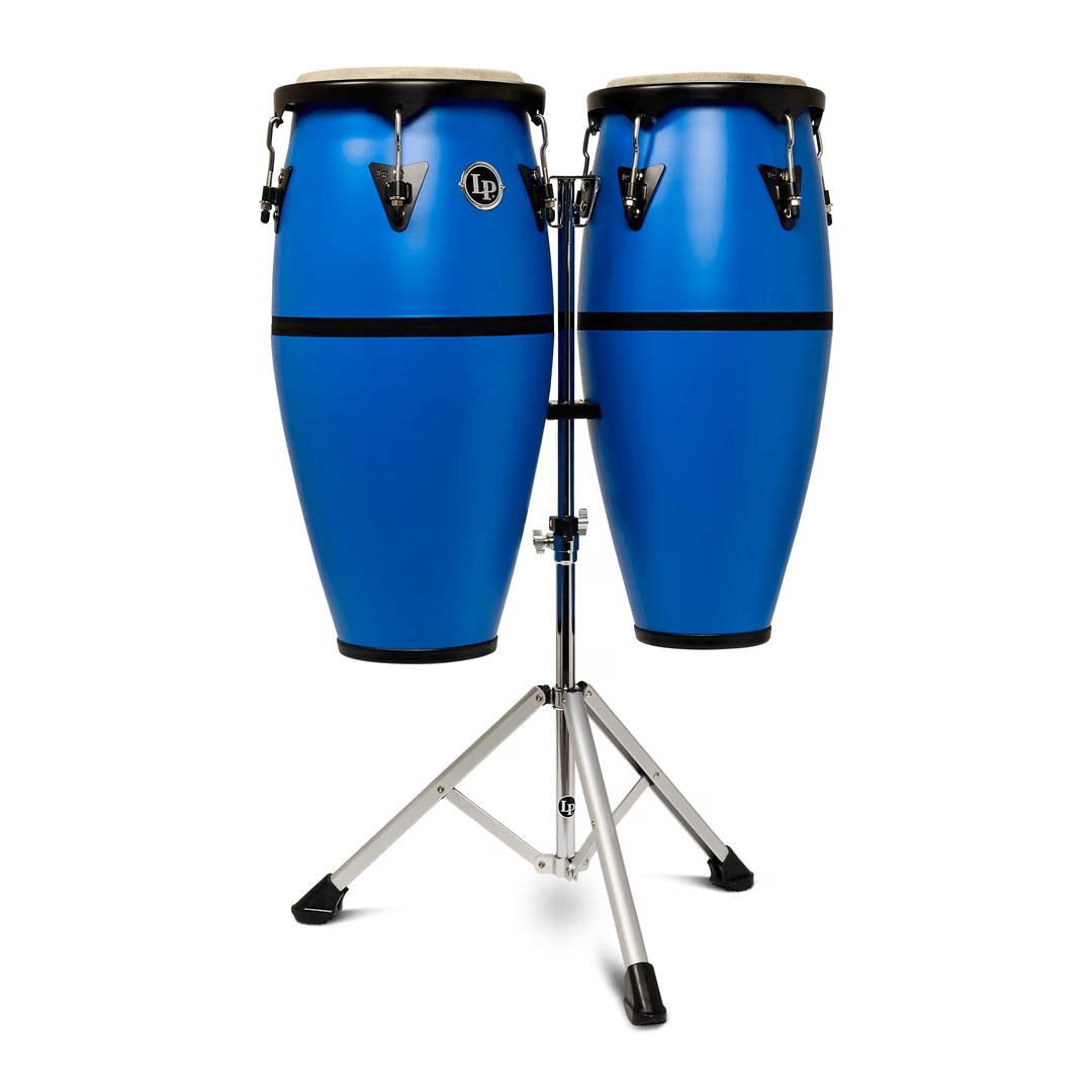 SET CONGAS DISCOVERY II ULTRALIGERAS 10 Y 11 RACE CAR BLUE LP646DII-DB LP2