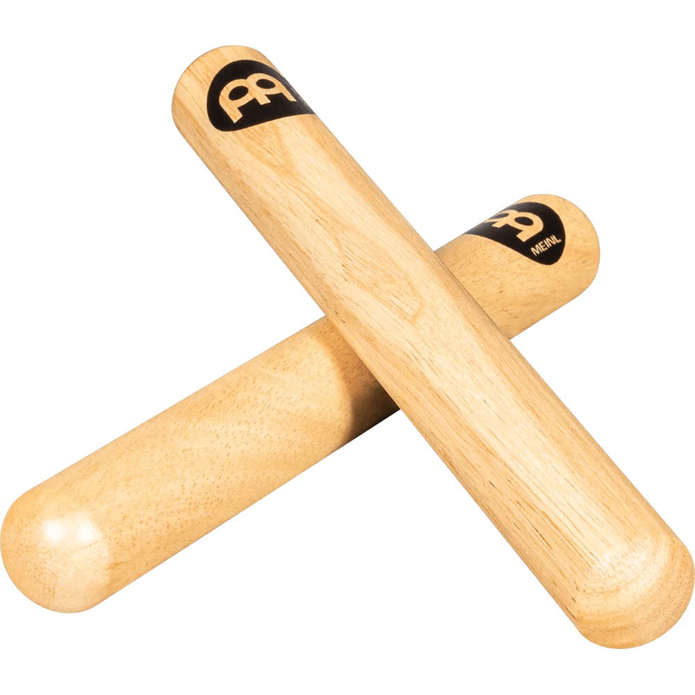 WOOD CLAVES CLASSIC SOLID HARDWOOD CL1HW MEINL PERCUSSION2