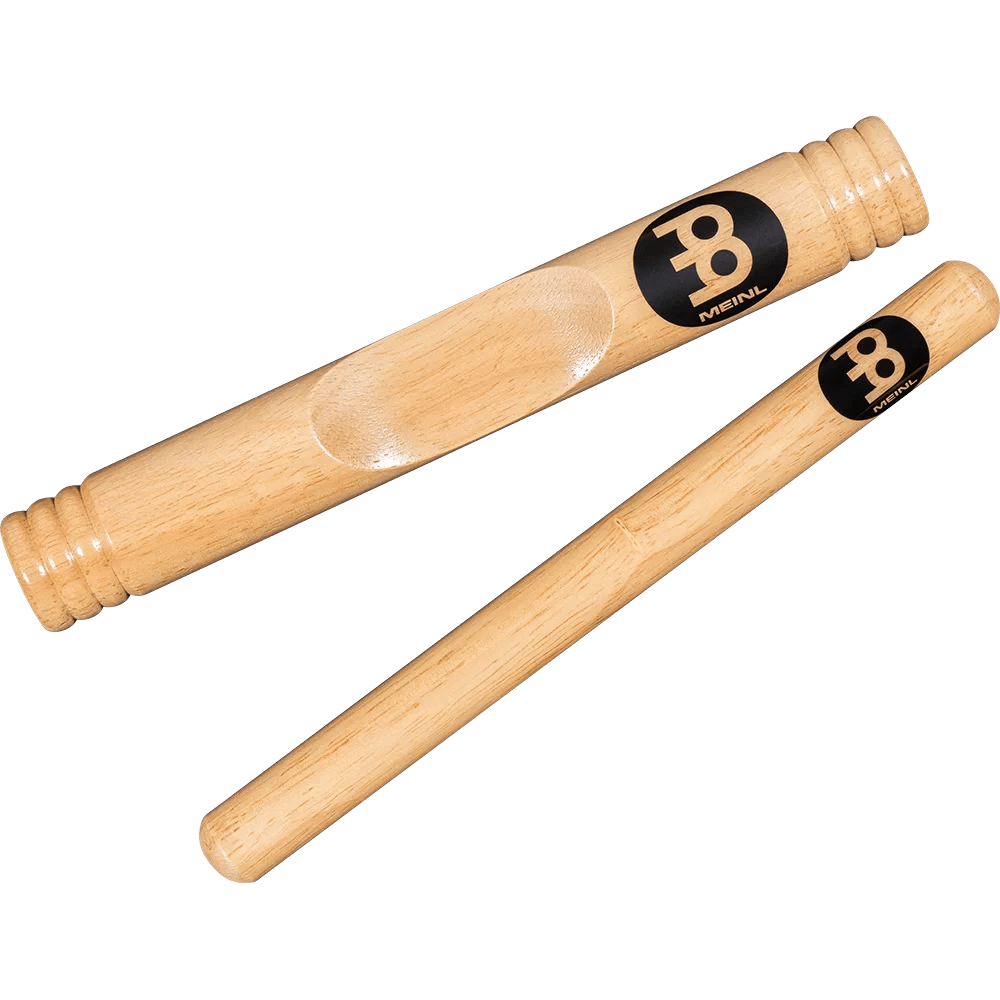 WOOD CLAVES AFRICAN SOLID HARDWOOD CL2HW MEINL PERCUSSION4